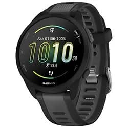 Relógio Smartwatch Garmin Forerunner 165 Music Amoled - Preto (010-02863-30)