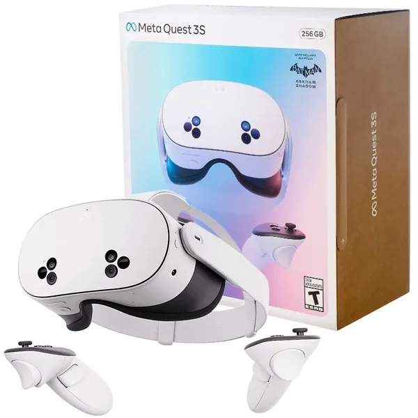 Óculos de Realidade Virtual Meta Quest 3s 256GB + Jogo Batman Arkham Shadow