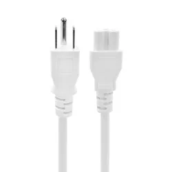 Cabo de Alimentação Tripolar 0.60CM - Branco