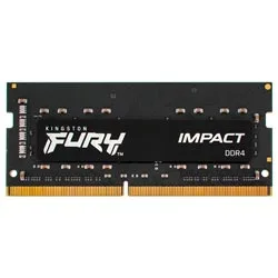 Memória Kingston Fury Impact DDR4 16GB 3200MHz para Notebook Preto KF432S20IB/16