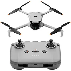 Drone Dji Lito X1 Fly More Combo (dji Rc-n3) Anatel 4k com GPS - Cinza Claro