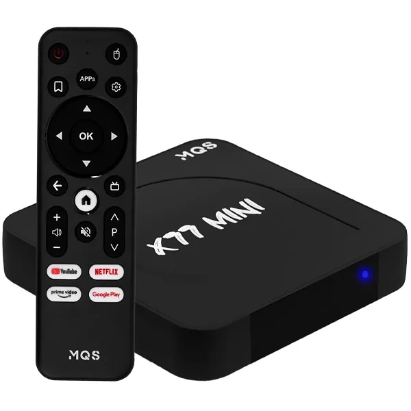 Tv Mqs X77 Mini 4k Ultra HD de 256GB 64GB RAM - Preto