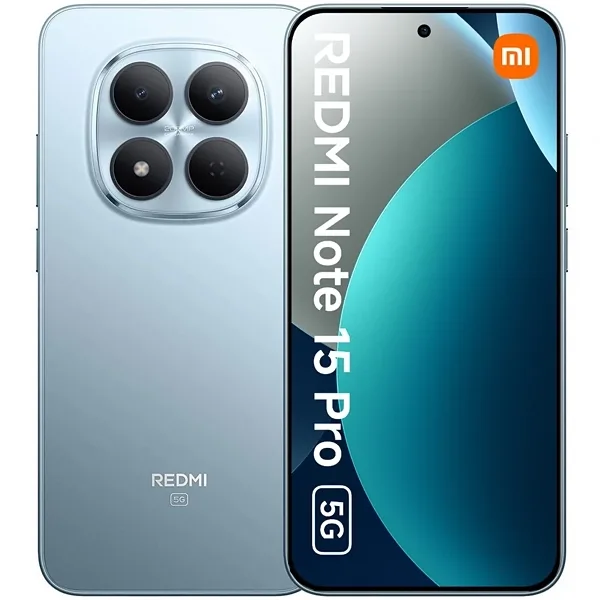 Celular Xiaomi Redmi Note 15 Pro 5G Dual Sim de 256GB 8GB RAM de 6.83" 200+8mp 20mp - Glacier Blue (global)
