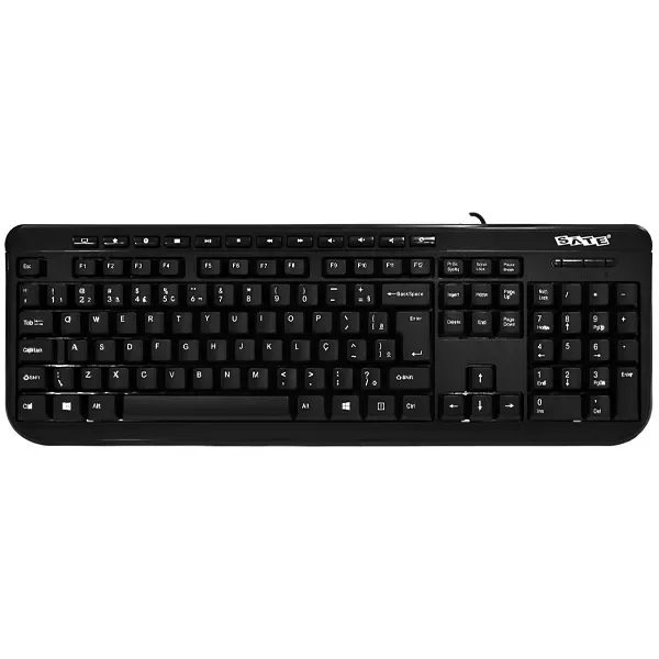 Teclado Satellite Ak-833 Português USB - Preto