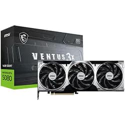 Placa de Vídeo MSI Ventus 3x Oc 16GB GeForce RTX5080 GDDR7 - 912-V531-436