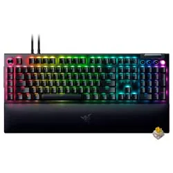 Teclado Gamer Mecânico Razer Blackwidow V4 Pro USB / RGB / Yellow / Inglês - Preto (rz03-04681900-r3u1)