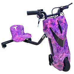 Triciclo Elétrico Hye TR02 / Bluetooth / Speaker / LED / 8.5" - Purple Galaxy