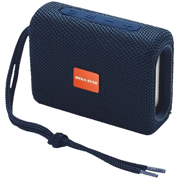 Speaker Megastar HY01BTA 5 Watts com Bluetooth Rádio Fm USB Micro Sd - Azul