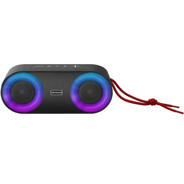 Speaker Aiwa Awsj215 20 Watts com Bluetooth Rádio Fm Auxiliar Micro Sd - Preto