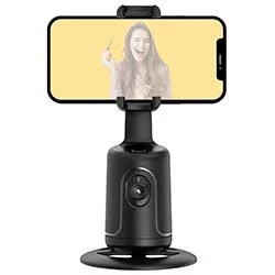 Estabilizador Gimbal Ecopower EP-T203 Escritório Auto Face Tracking 360° - Preto