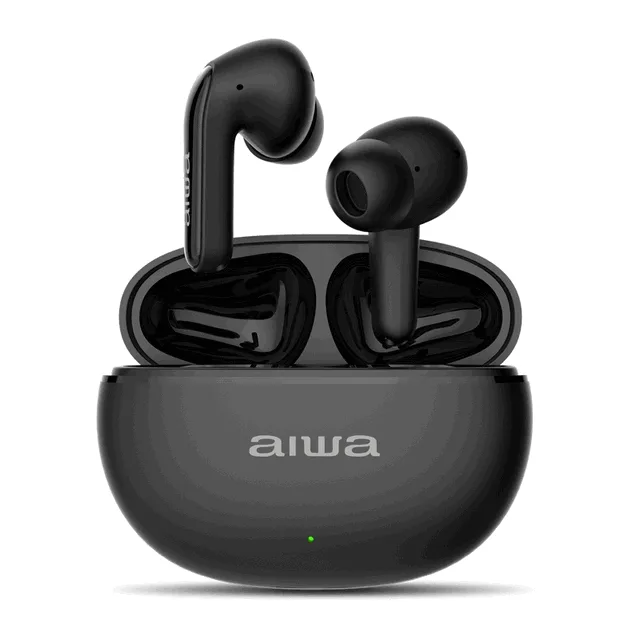 Aiwa Fone de Ouvido Earbud Bluetooth 5.3 Aws-eb-01-b Preto