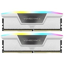 Memória Corsair Vengeance RGB DDR5 32GB (2x16GB) 5600MHz Branco