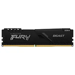 Memória RAM Kingston Fury Beast DDR4 8GB 3200MHZ - Preto (kf432c16bb/8)