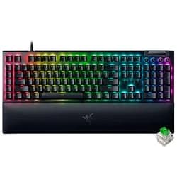 Teclado Gamer Mecânico Razer Blackwidow V4 USB / RGB / Green / Inglês - Preto (rz03-04690200-r3u1)