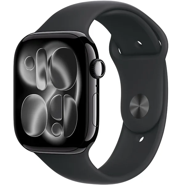 Apple Watch Series 11 46 MM M L Meux4lw A3333 GPS - Jet Black Aluminum Black Sport
