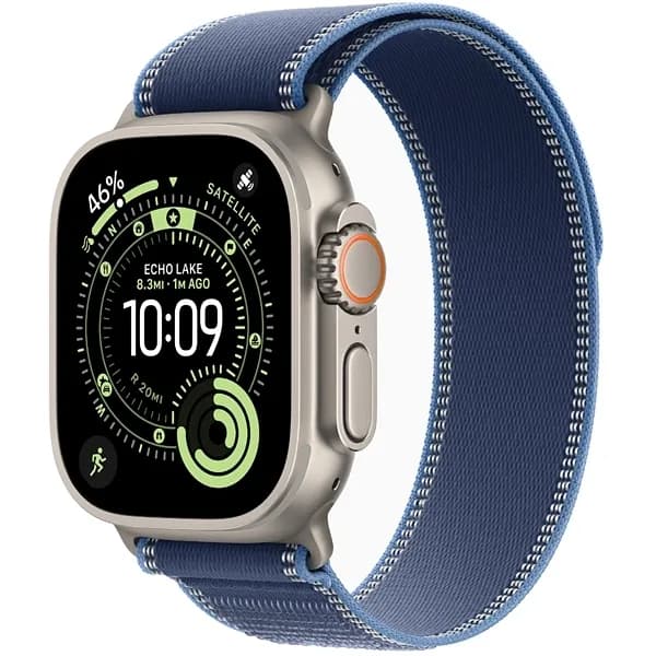 Apple Watch Ultra 3 49 MM M L MEWU4LW A3281 GPS + Celular - Natural Titanium Blue Bright Blue Trail Loop