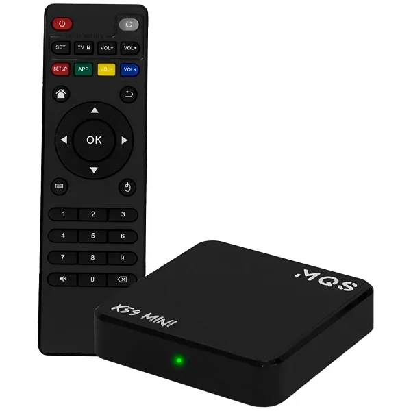 Tv Box Mqs X59 Mini 4k Ultra HD de 256GB 64GB RAM - Preto