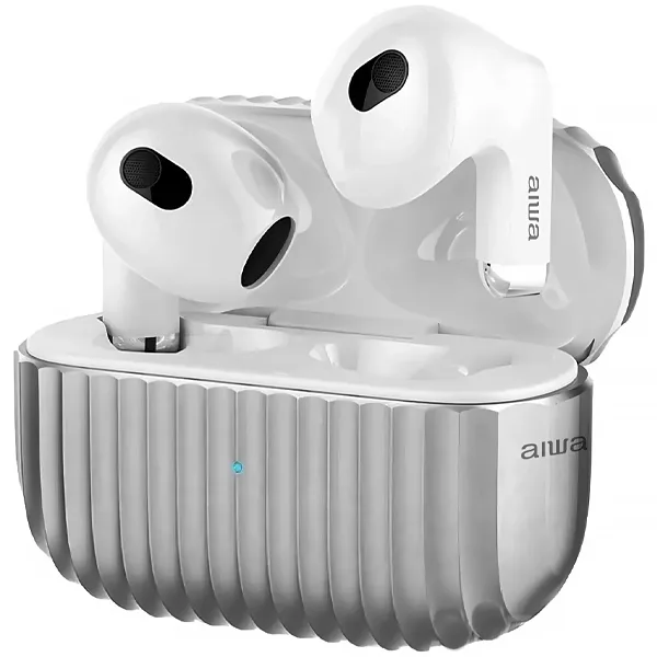 Fone de Ouvido sem Fio Aiwa Awtwsgm1s - Branco Prata
