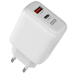 Carregador Tomada Quanta QTCCR45 USB / Usb-c / 45W - Branco