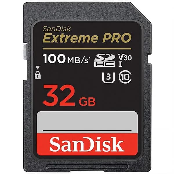 Cartão de Memória Sd de 32GB Sandisk Extreme Pro Sdsdxxo-0g-gn4in - Preto