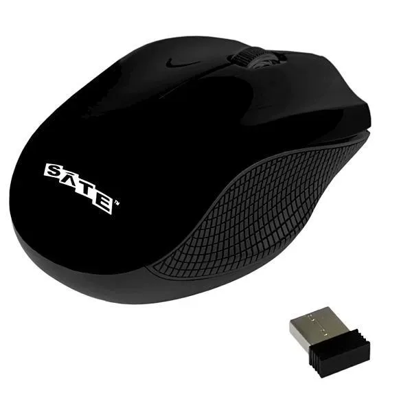 Mouse sem Fio Satellite A-69g Até 1.000 DPI - Preto