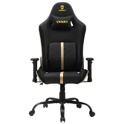 Cadeira Gamer Satellite A-GC8603 - Preto / Dourado