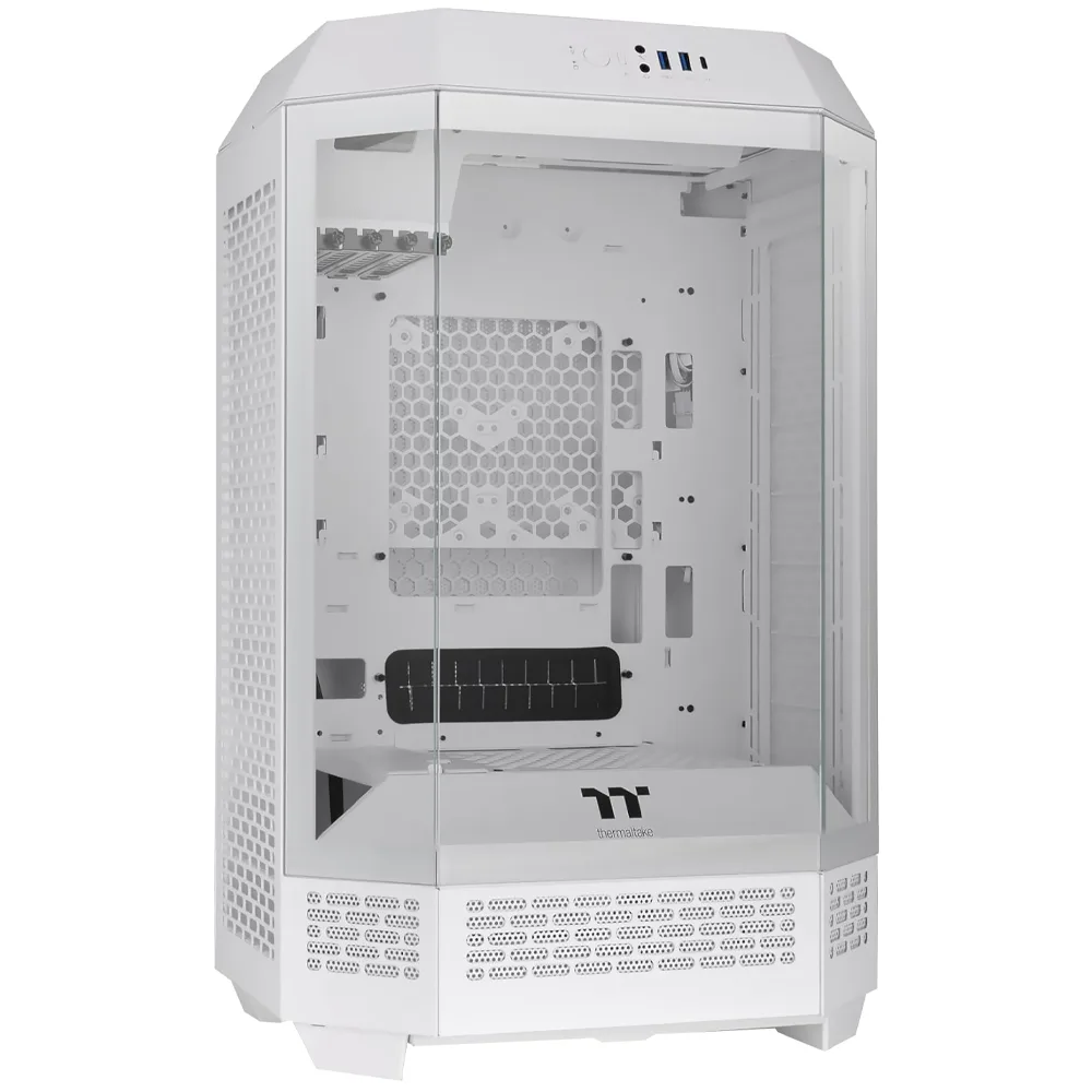 Gabinete Gamer Thermaltake The Tower 300 Snow Edition Micro Tower Branco