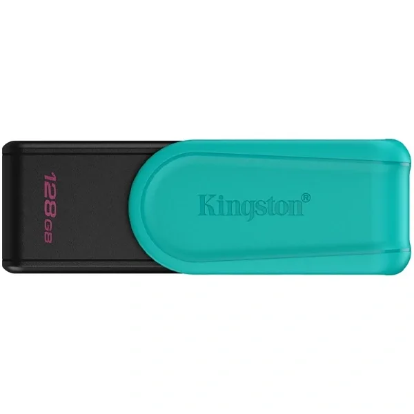 Pendrive de 128GB Kingston Datatraveler Exodia S Dtxs USB 3.2 - Preto Verde