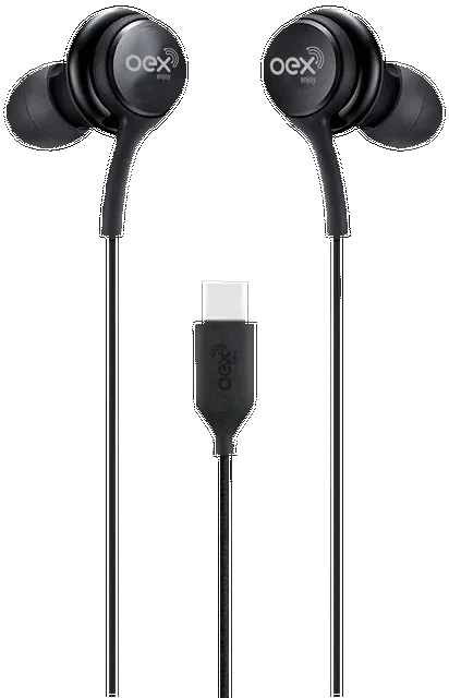 Oex Fone de Ouvido C/microfone Hiper Bass FN215 Tipo-c Preto 50.0082