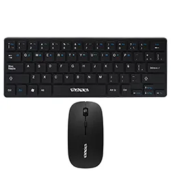 Teclado + Mouse Satellite AK-732G Wireless / Espanhol - Preto