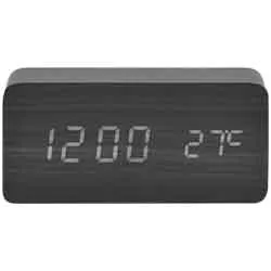 Relógio Despertador de Mesa Satellite AC-T21 - Preto
