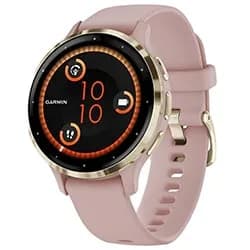 Relógio Garmin Venu 3s 010-02785 com GPS WI-FI - Rosa Dourado