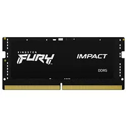 Memória Kingston Fury Impact DDR5 16GB 6000MHz para Notebook Preto KF560S38IB-16
