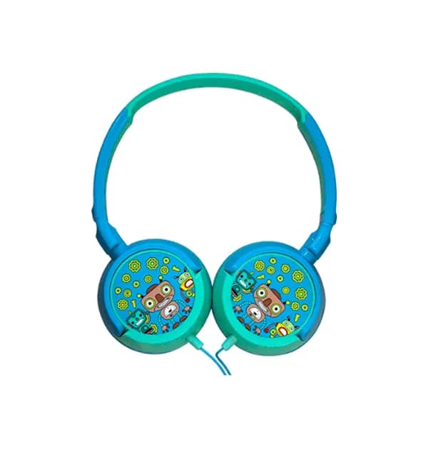 Oex Headphone Infantil Robos Hp305 Azul/verde 48.7342