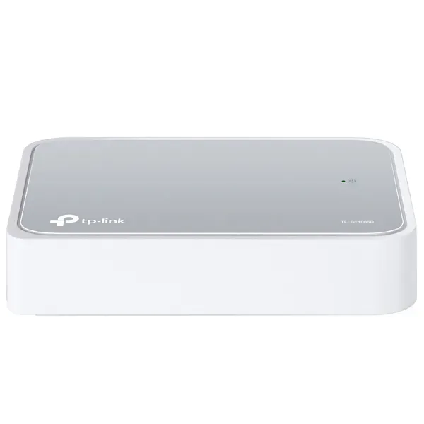 Switch Tp-link Tl-sf1005d com 5 Portas Ethernet de 10 100 Mbps - Branco Cinza