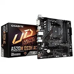 Placa Mãe Gigabyte A520M DS3H Ac Socket Am4 / DDR4