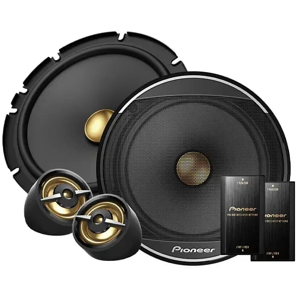 Alto-falante de 6.5" Pioneer Ts-a1608c 2 Vias 80 Watts Rms - Preto