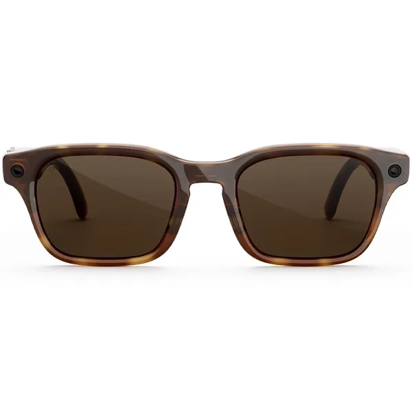 Óculos de Sol Meta Adventurer G4QM Câmera Speaker Classic Tortoise Brown