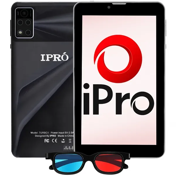 Tablet Ipro TURBO-1 4G 32GB 2GB RAM de 7" 8mp 2mp - Preto