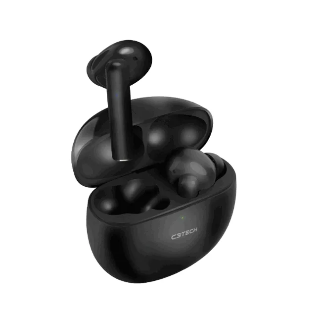 C3 Tech Fone de Ouvido Bluetooth 5.1 Preto Ep-tws-60bk