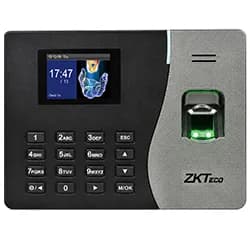 Leitor Biométrico Digital Zkteco K14 - Preto / Prata