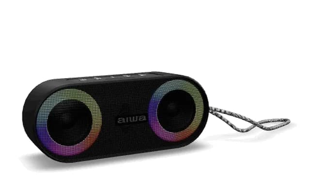 Aiwa Caixa de Som Speaker 20W RGB IP65 AWS-SP-01 Preta