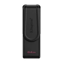 Pendrive Kingston Exodia S 64GB USB 3.2 - Preto (dtxs/64gb)