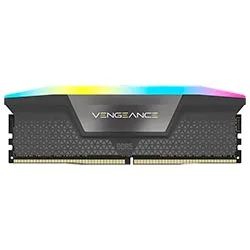 Memória RAM Corsair Vengeance DDR5 16GB 5600MHZ RGB - Preto (cmh16gx5m1b5600z40)