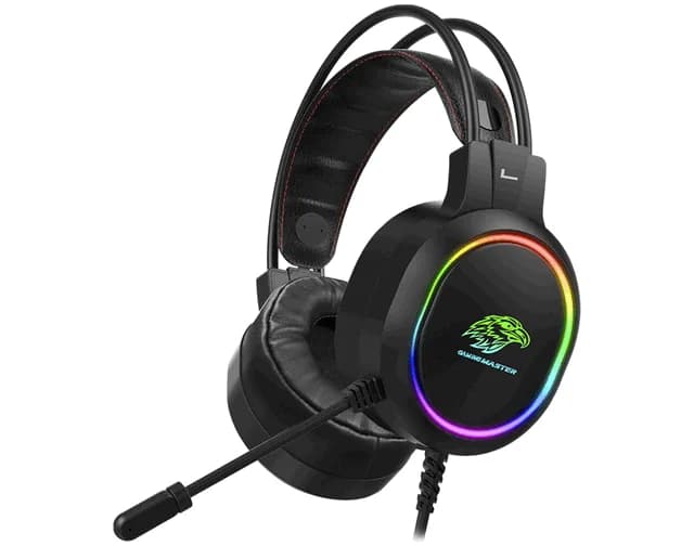K-mex Headset Gamer Stereo C/microfone RGB Preto AR43