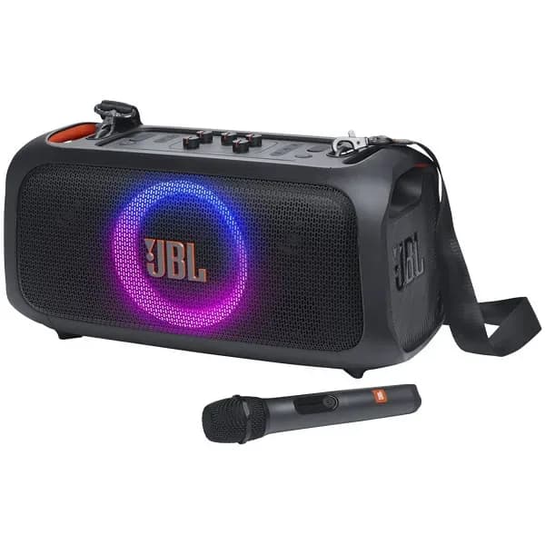 Caixa de Som Jbl Partybox On The Go Essential 100 Watts com Bluetooth USB - Preta