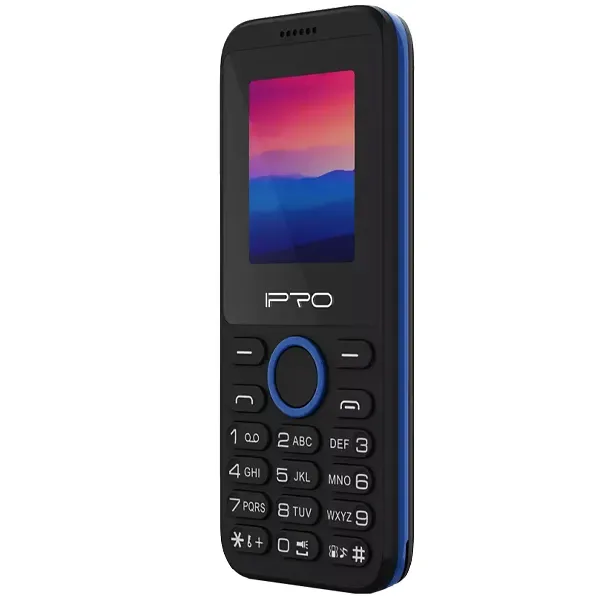 Celular Ipro A6MINI Dual Sim Tela de 1.8" Câmera VGA Rádio Fm - Preto Azul