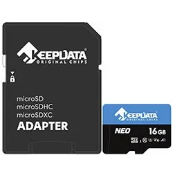 Cartão de Memória Micro Sd de 16GB Keepdata Neo Kdmsdc10u1v10a1 16G - Azul Preto