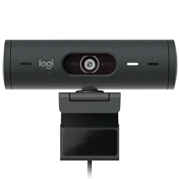 Webcam Logitech Brio 500 Full HD Usb-c - Cinza