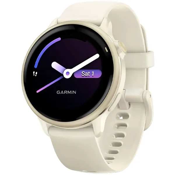 Relógio Garmin Vivoactive 6 010-02985 com GPS WI-FI - Lunar Gold Bone